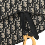 Oblique Saddle Bag Blue
