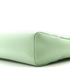 Shiny Lambskin Quilted Mini 31 Shopping Bag Light Green