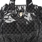 Crystal Monogram Hysteria Tote Navy Blue