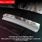 3600mAh Bluetooth Wireless Game Speaker soundbar USB 3D Stereo Subwoofer AUX FM Home Clock Indoor Sound Bar Computer Loudspeaker - Basic