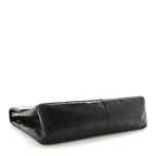 Lambskin Quilted XL Jumbo Single Flap Black