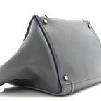 Baby Grained Calfskin Medium Phantom Luggage Kohl