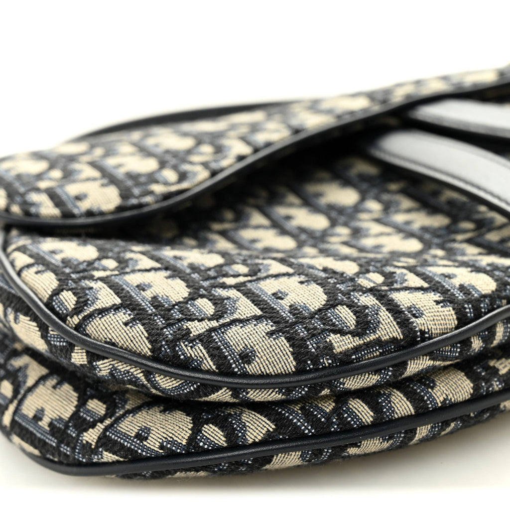 Oblique Saddle Bag Blue