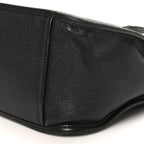 Vitello Daino Soft Hobo Messenger Bag Black