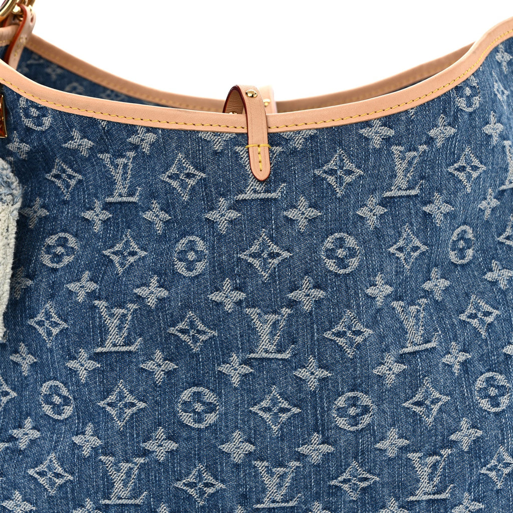 Monogram Denim CarryAll MM Blue