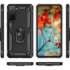 SAHARA - Black Military Kickstand Series Case - Samsung Galaxy S21 FE 5G