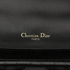 Lambskin Cannage Chain My Dior Daily Chain Pouch Black