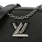 Epi Twist Shoulder Bag MM Black