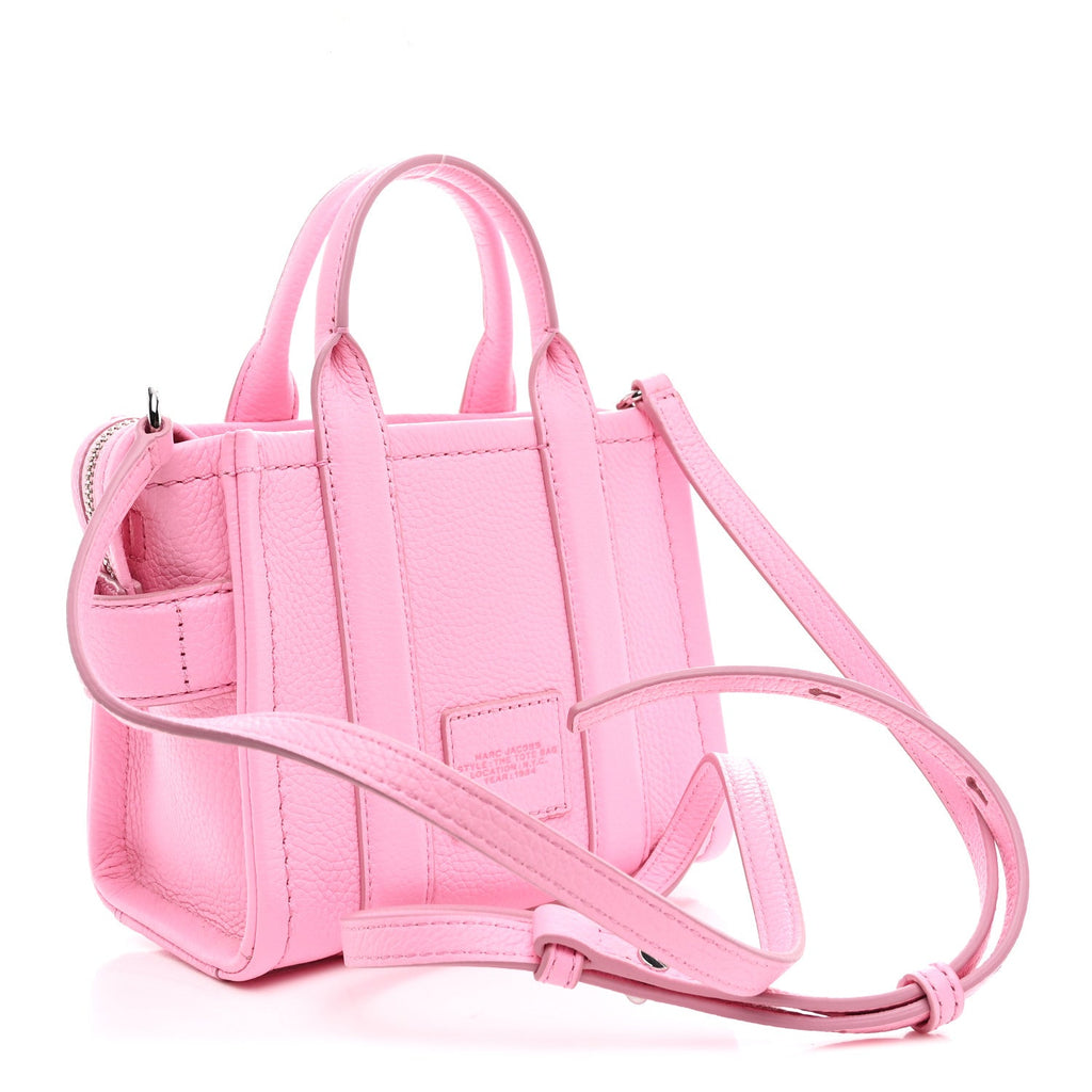 Grained Calfskin Micro The Tote Bag Fluro Candy