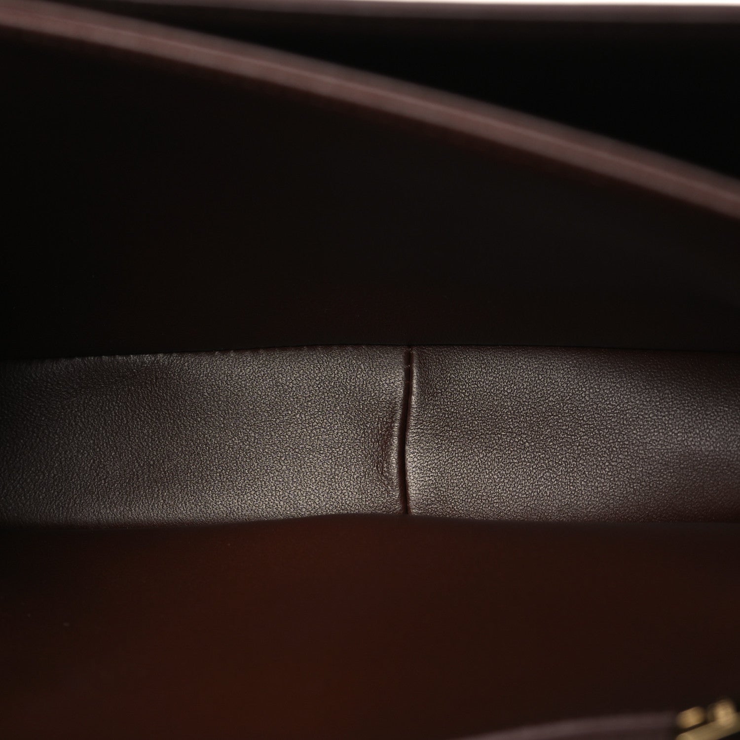 Shiny Calfskin Medium Triomphe Chestnut