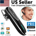 Earpiece Bluetooth Wireless Handsfree Driving Headset Headphone Microphone