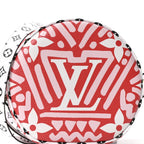 Monogram Giant Crafty Boite Chapeau Souple PM Rouge Rose Creme