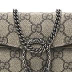 GG Supreme Monogram Super Mini Dionysus Shoulder Bag Taupe