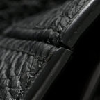 Grained Deerskin Bea Tote Black