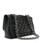 Caviar Quilted Jumbo Single Flap Black