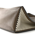 Vitello Liberty Glossy Lambskin F is Fendi Perforated Kan U Shoulder Bag White Ice Rust Maya