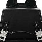 Grained Calfskin Maxi Gallop Backpack Black