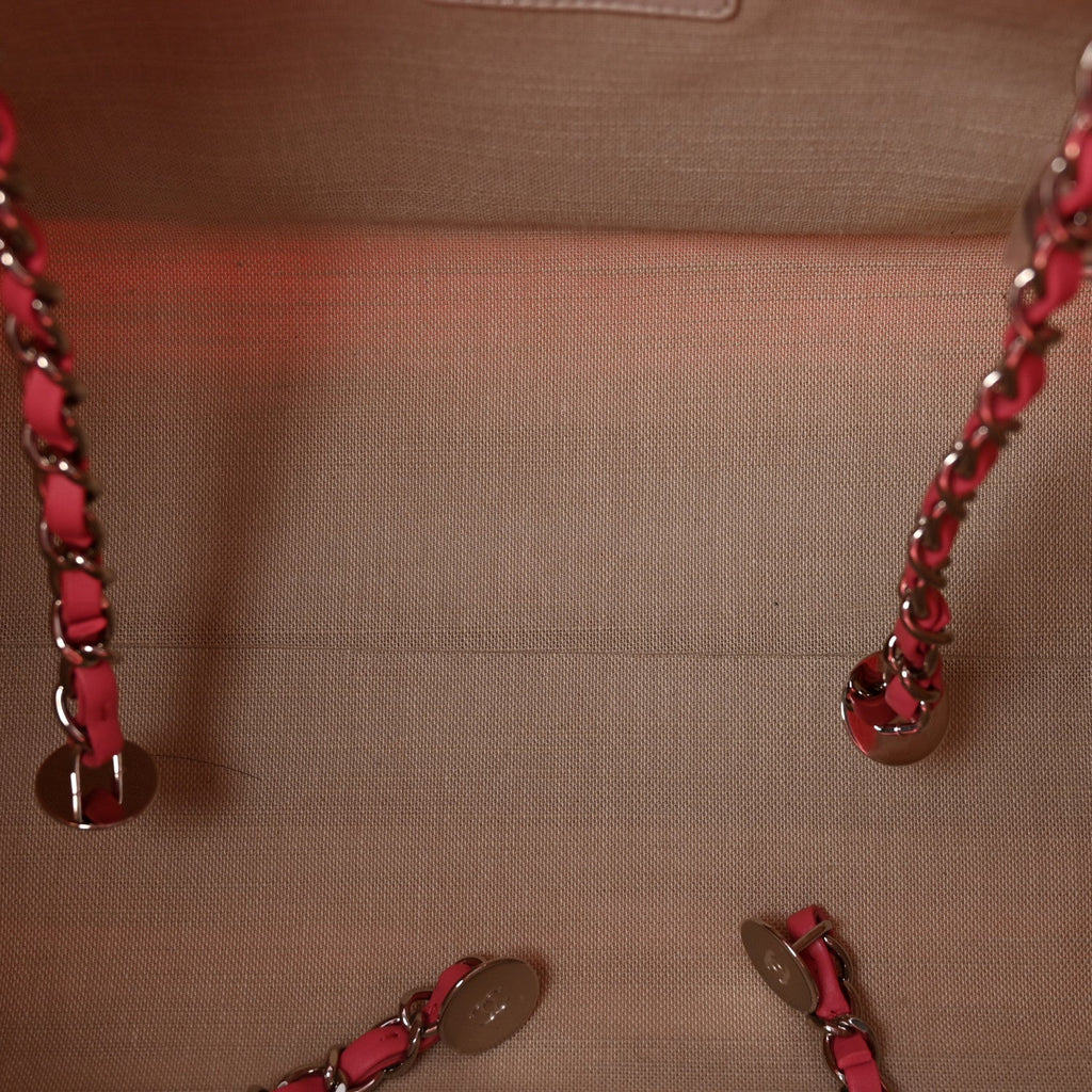 Mixed Fibers Small Deauville Tote Pink