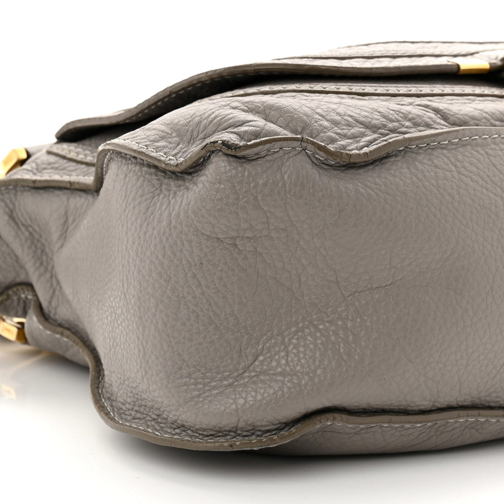 Calfskin Medium Marcie Satchel Cashmere Grey