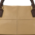 Calfskin Double Handles Hobo Brown