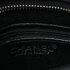 Caviar Quilted Medallion Tote Black