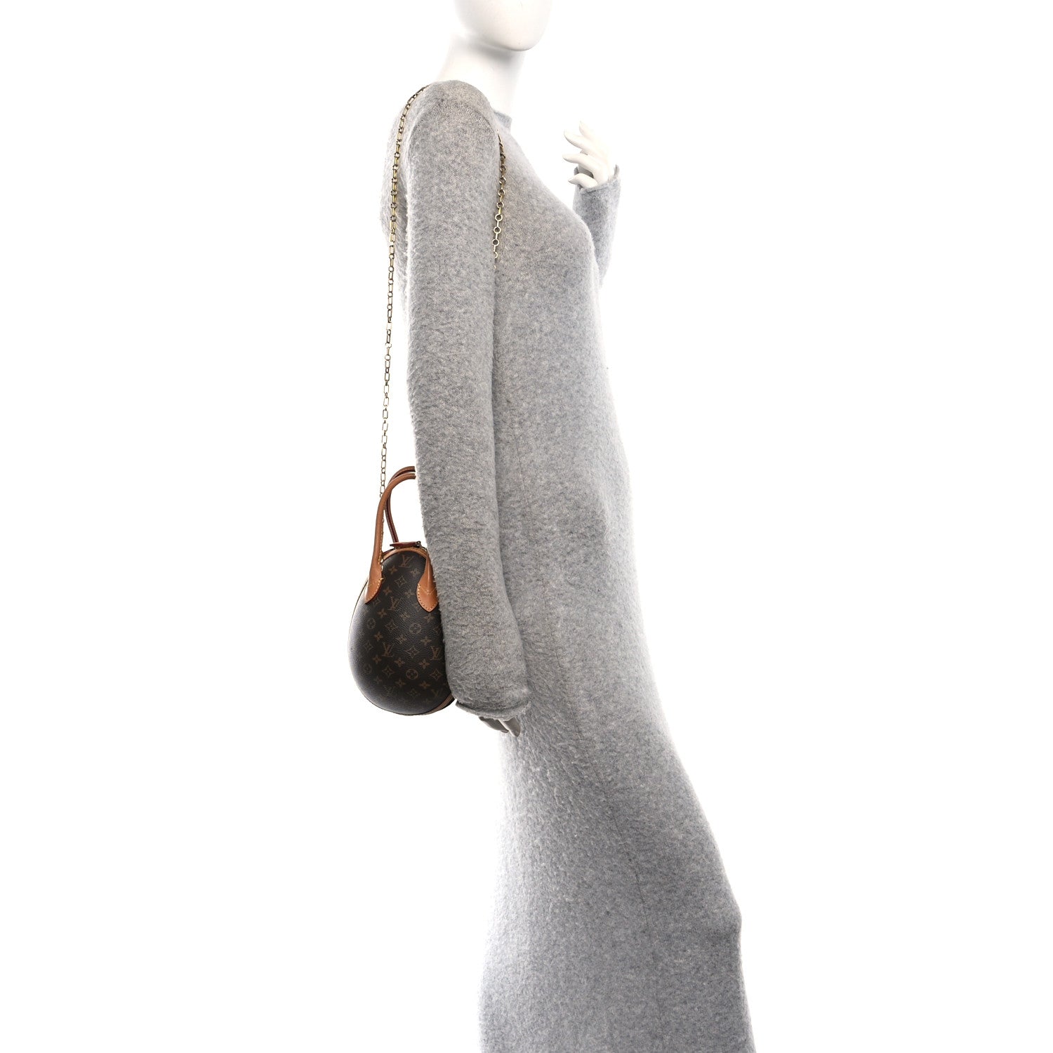 Monogram Egg Bag Black