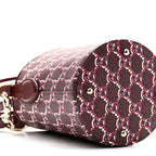 GG Shadow Monogram Mini Bucket Bag Rosso Ancora Red