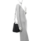 Calfskin Logo XS Tool 2.0 North-South Tote Black