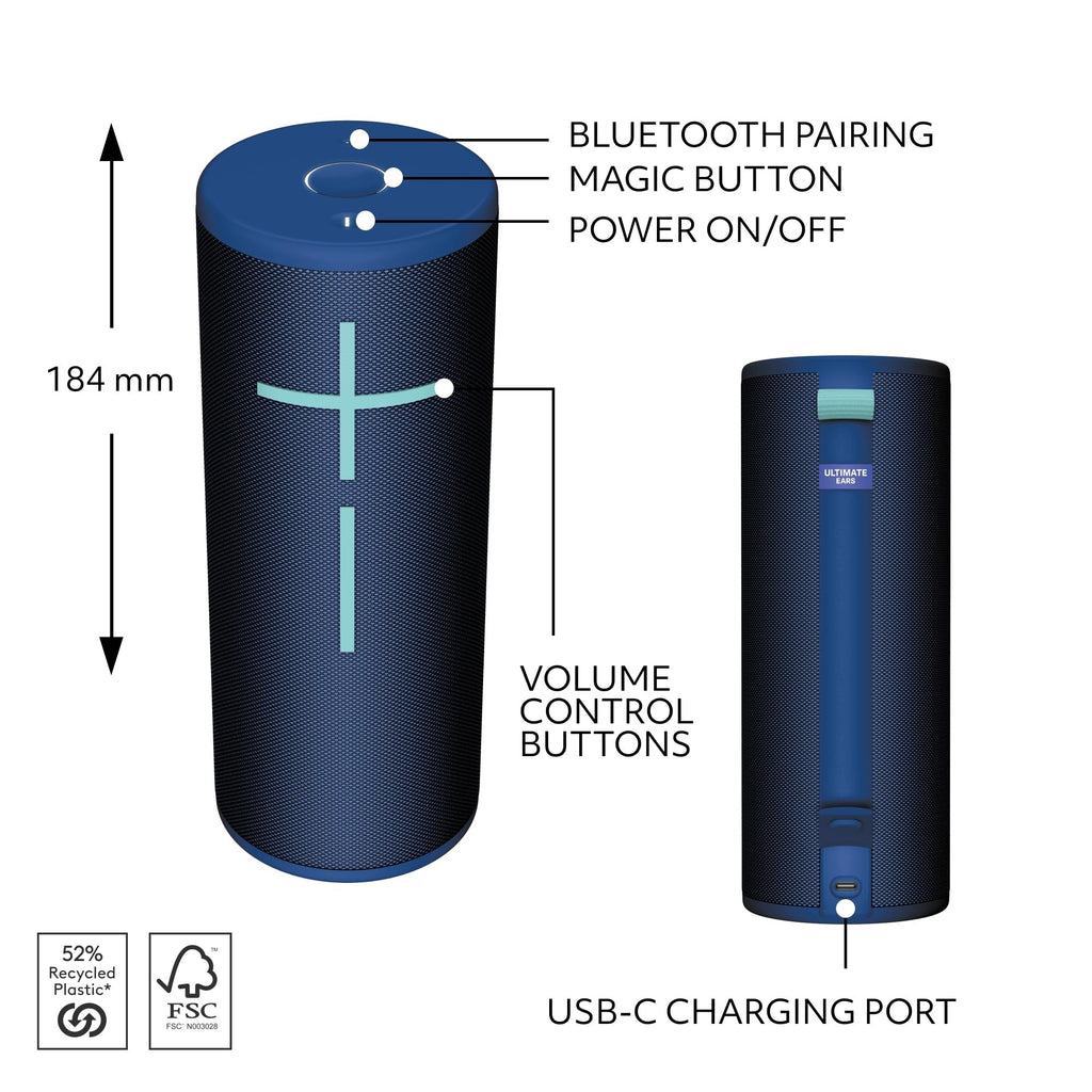 BOOM 4 Wireless Bluetooth Speaker,