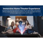 120" Home Theater LCD Projector with Built-In DVD Player