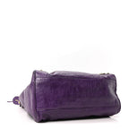 Agneau Classic Gold Hardware Velo Dark Violet