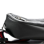 Soft GG Supreme Monogram Web Belt Bag Black Grey