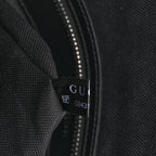 GG Supreme Monogram Web Small Flat Messenger Bag Black Grey