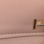 Iridescent Calfskin Quilted Small Straight Lined Flap Red