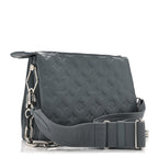 Lambskin Embossed Monogram Coussin PM Blue Glacier