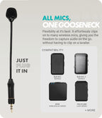 Movo MV-M101 Gooseneck Omnidirectional Lav Mic