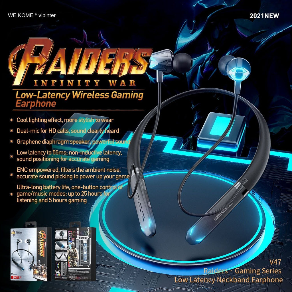 cross-border private model game Bluetooth headset mobile game sports stereo delay free E-sports game