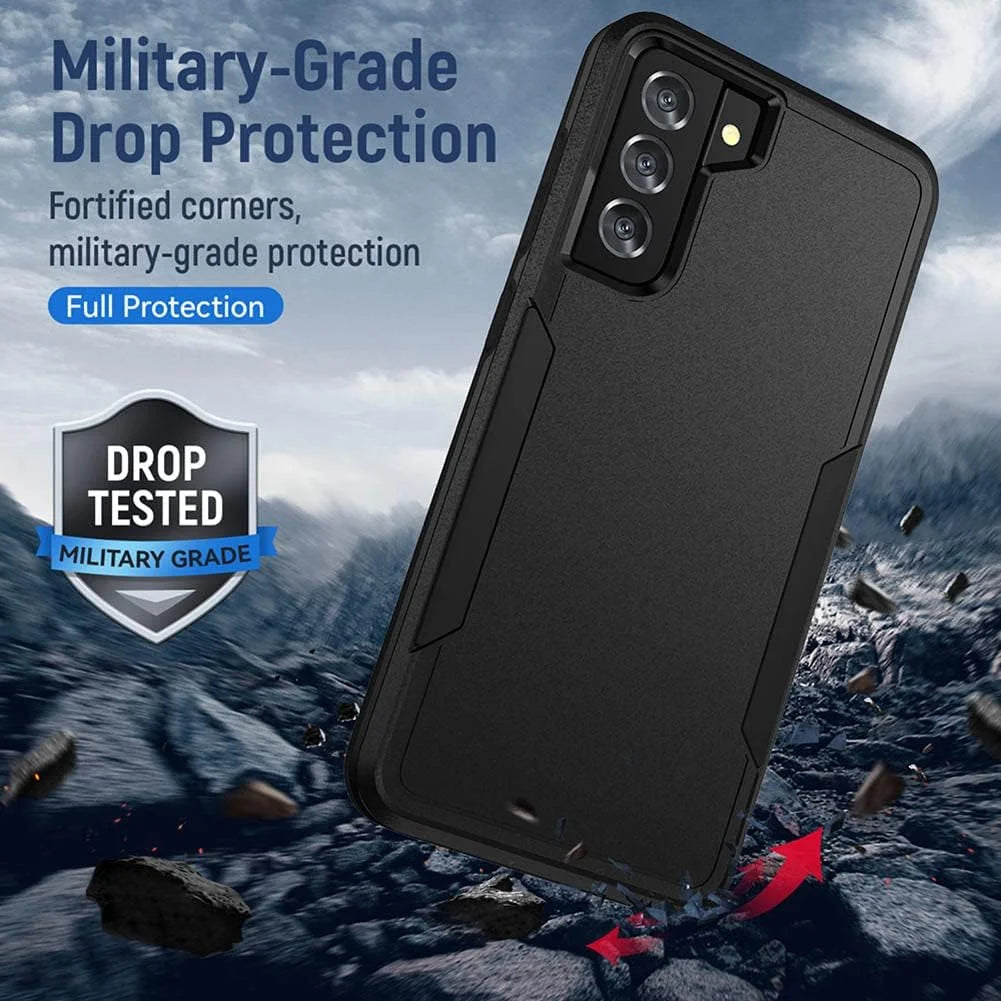 Entronix Case Compatible with Galaxy S25 Plus - Soft-Touch Dual-Layer Sleek Cover