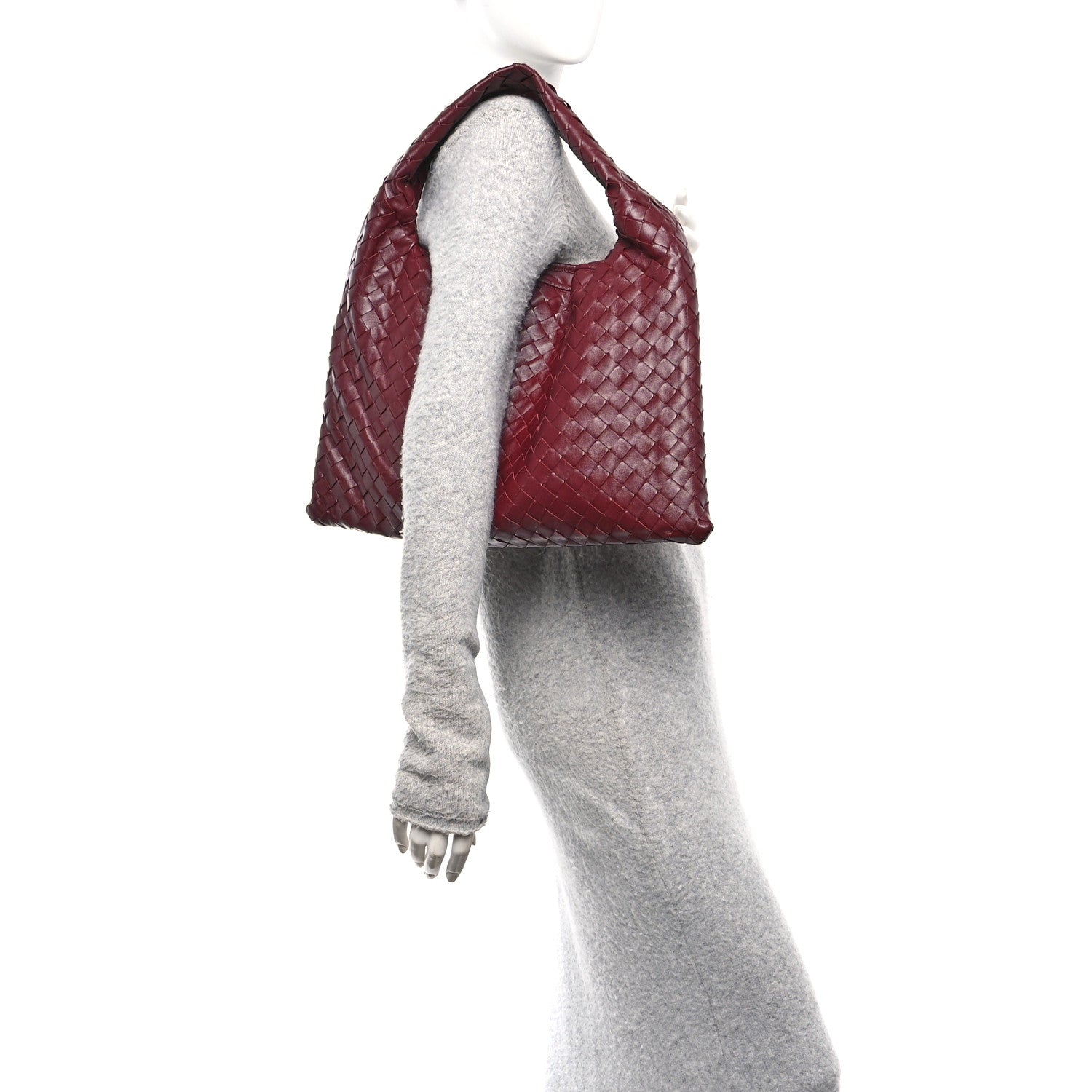 Calfskin Intrecciato Small Hop Barolo