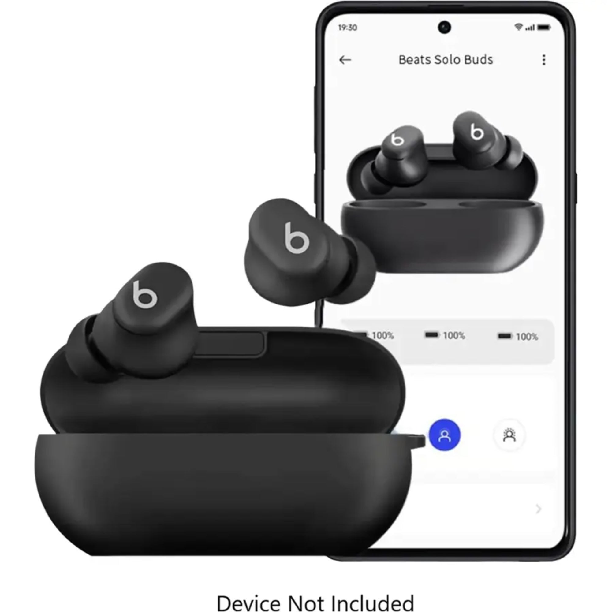 SAHARA - Venture Series Silicone Case for Beats Solo Buds Earbuds - Scorpion Black
