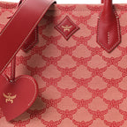 Lauretos Nappa Medium Himmel Shopper Tote Red