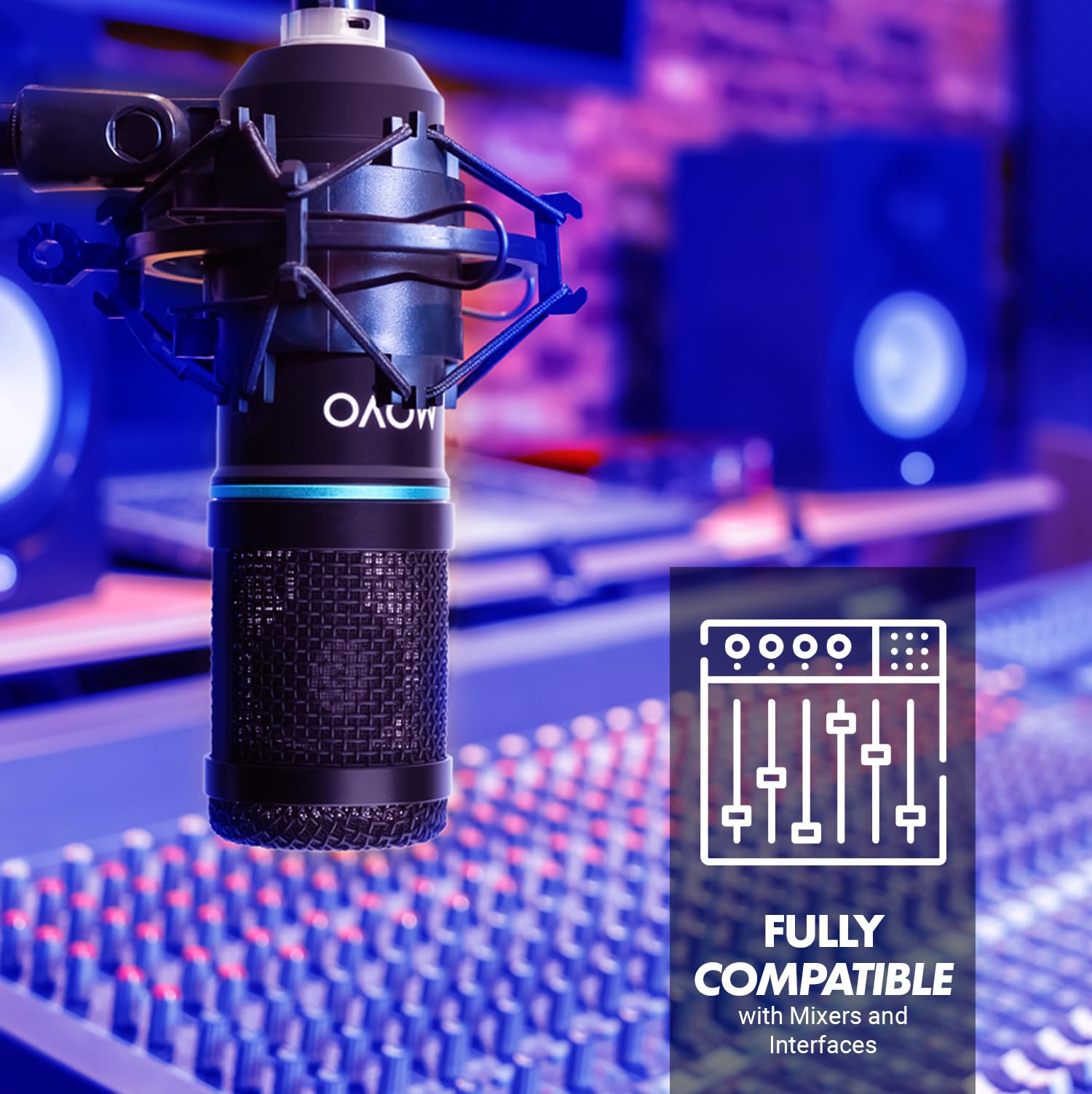 Movo PodPak Podcast Equipment Bundle with Microphone, Boom Arm, and Pop Filter