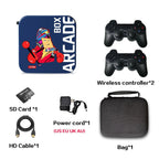 Arcade Box Game Console for PS1/DC/Naomi 64GB Classic Retro 33000+ Games Super Console 4K HD Display on TV Projector Monitor - Wired Controller