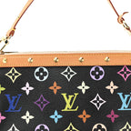 Monogram Multicolor Pochette Accessories Black