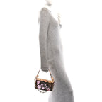 LV X TM Monogram Cherry Blossom Pochette Accessories Sakura Brown