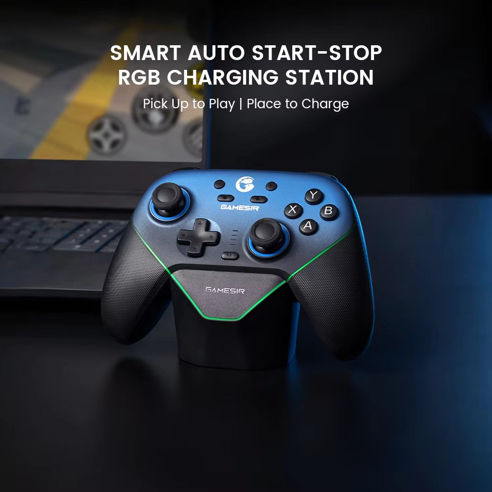 Gamesir Super Nova Wireless Pro Controller with Charging Station and Enhanced Joystick for Nintendo Switch, PC, Android, and iOS
