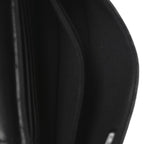 Lambskin Quilted Phone Holder Flap Black