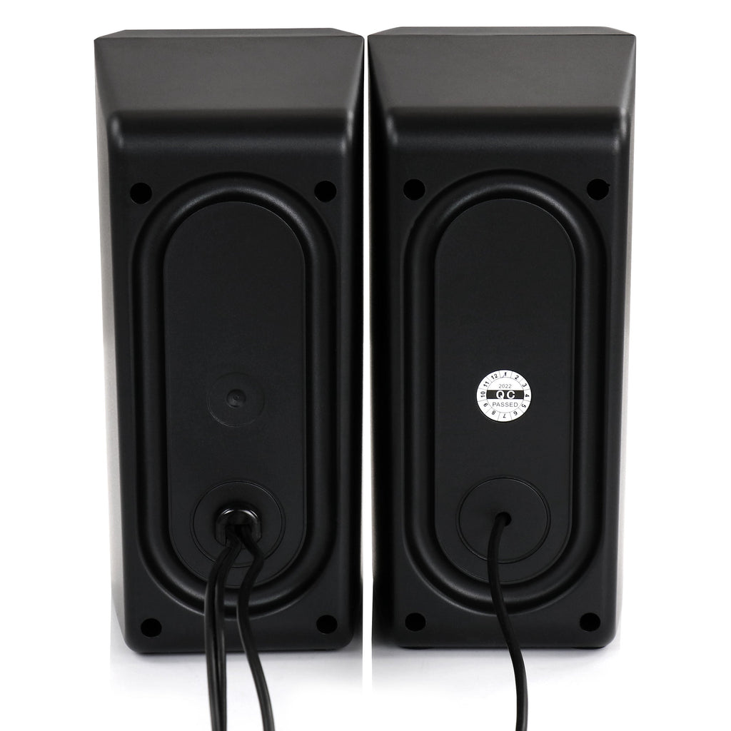 Computer Gaming Speakers with Color LED RGB Lights