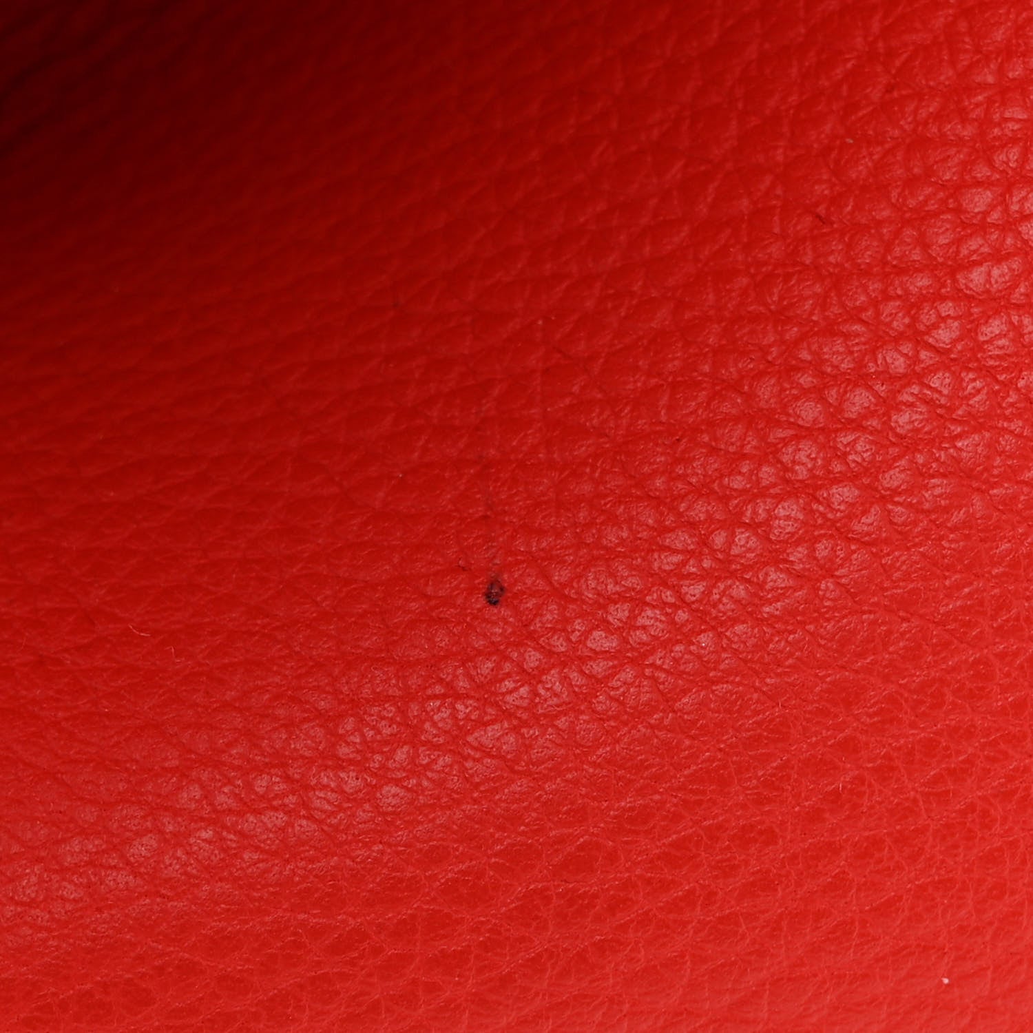Crisped Calfskin Small Tie Knot Tote Vermillion