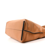 Calfskin Mini Flamenco Knot Clutch Warm Desert